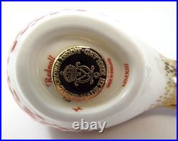 Royal Crown Derby Redpoll Bird Imari Paperweight New In Box England Gold 2010