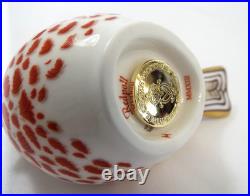 Royal Crown Derby Redpoll Bird Imari Paperweight New In Box England Gold 2010