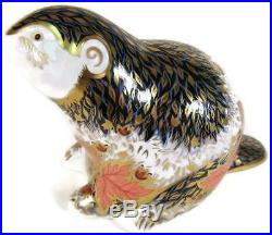 Royal Crown Derby Riverbank Beaver Special Collectors Event Signed by Designer