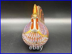 Royal Crown Derby Rooster Paperweight Bone China England