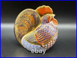 Royal Crown Derby Rooster Paperweight Bone China England