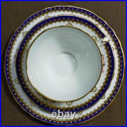 Royal Crown Derby Rose Garland Cup Saucer Trio