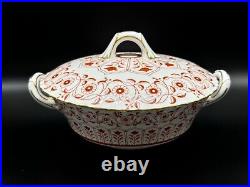 Royal Crown Derby Rougemont Covered Serving Bowl Bone China England