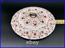 Royal Crown Derby Rougemont Covered Serving Bowl Bone China England