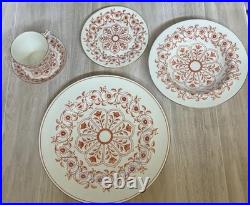 Royal Crown Derby Rougemont English Bone China 5 Piece Dinner Set (12 Available)
