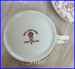 Royal Crown Derby Rougemont English Bone China 5 Piece Dinner Set (12 Available)