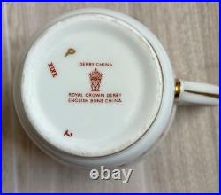 Royal Crown Derby Rougemont Tea Pot/Creamer/Sugar Bowl made in England beautiful