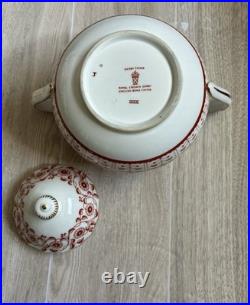 Royal Crown Derby Rougemont Tea Pot/Creamer/Sugar Bowl made in England beautiful