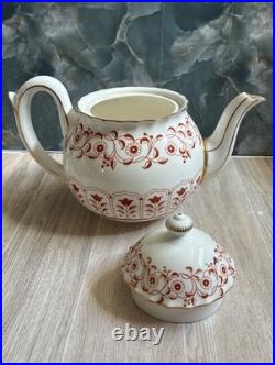 Royal Crown Derby Rougemont Tea Pot/Creamer/Sugar Bowl made in England beautiful