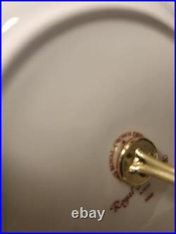 Royal Crown Derby Royal Antoinette 3 Tier Tidbit Cake Stand Extra Nice