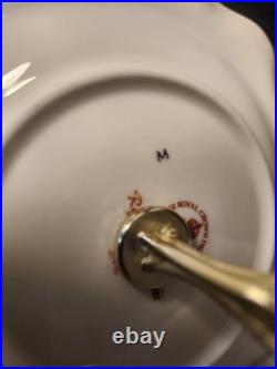 Royal Crown Derby Royal Antoinette 3 Tier Tidbit Cake Stand Extra Nice