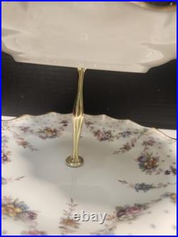 Royal Crown Derby Royal Antoinette 3 Tier Tidbit Cake Stand Extra Nice
