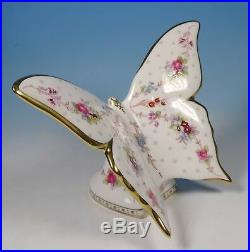 Royal Crown Derby Royal Antoinette Butterfly Paperweight Model 1st Quality BNIB