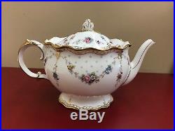 Royal Crown Derby Royal Antoinette China Tea Pot