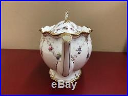 Royal Crown Derby Royal Antoinette China Tea Pot