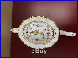 Royal Crown Derby Royal Antoinette China Tea Pot