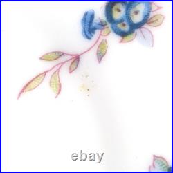 Royal Crown Derby Royal Antoinette Cup & Saucer Dinner Plate Set