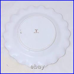 Royal Crown Derby Royal Antoinette Embossed Gold Dot 5 pc Dinner Place Setting