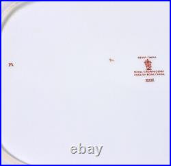 Royal Crown Derby Royal Antoinette Embossed Gold Oval Platter 14 259