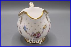 Royal Crown Derby Royal Antoinette Gravy Sauce Boat & Underplate 2nd Quality