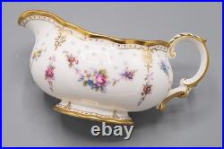 Royal Crown Derby Royal Antoinette Gravy Sauce Boat & Underplate 2nd Quality