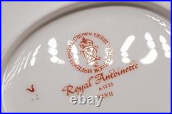 Royal Crown Derby Royal Antoinette Gravy Sauce Boat & Underplate 2nd Quality
