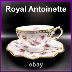 Royal Crown Derby Royal Antoinette LII Cup & Saucer