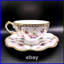 Royal Crown Derby Royal Antoinette LII Cup & Saucer