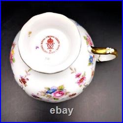 Royal Crown Derby Royal Antoinette LII Cup & Saucer