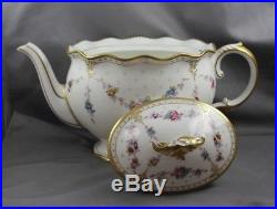 Royal Crown Derby Royal Antoinette Large 6 Cups Teapot & Lid