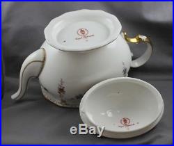 Royal Crown Derby Royal Antoinette Large 6 Cups Teapot & Lid