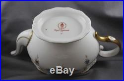 Royal Crown Derby Royal Antoinette Large 6 Cups Teapot & Lid