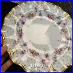 Royal Crown Derby Royal Antoinette Plate 26cm Pair Set