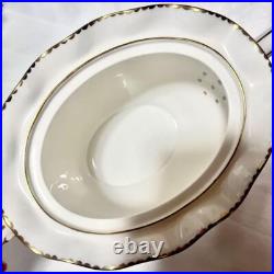 Royal Crown Derby Royal Antoinette Pot, Creamer & Sugar Set