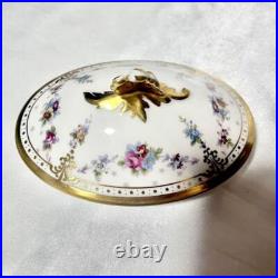 Royal Crown Derby Royal Antoinette Pot, Creamer & Sugar Set