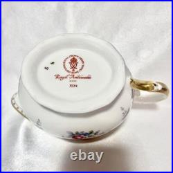 Royal Crown Derby Royal Antoinette Pot, Creamer & Sugar Set