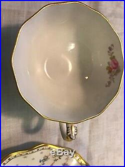 Royal Crown Derby Royal Antoinette Tea Cup With Saucer