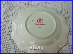 Royal Crown Derby Royal Antoinette Trio Fluted Cup Saucer Plate 1974 2nd Qual