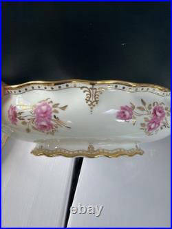 Royal Crown Derby Royal Pinxton Roses Covered Dish