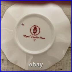 Royal Crown Derby Royal Pinxton Roses Demitasse Cup Saucer Set