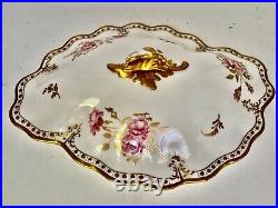 Royal Crown Derby Royal Pinxton Roses Medium Lidded Serving Dish Casserole