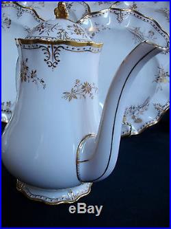 Royal Crown Derby- Royal St. James- Coffee Pot (6 Cupper)-excellent! Rare! Gilt