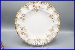 Royal Crown Derby Royal St James Dinner Plates Set of 12- 10 3/8 FREE USA SHIP