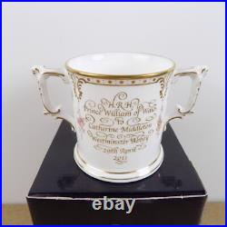 Royal Crown Derby Royal Wedding Antoinette Loving Cup Limited Ed. Of 1000