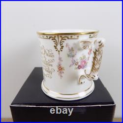 Royal Crown Derby Royal Wedding Antoinette Loving Cup Limited Ed. Of 1000