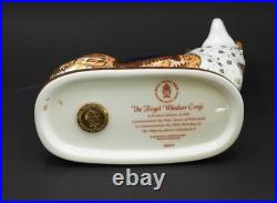 Royal Crown Derby Royal Windsor Corgi Press Paper 2006 950 Ed. Limited