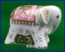 Royal Crown Derby Rupa Baby Girl Elephant Paperweight Ltd Edition & Coa