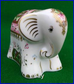 Royal Crown Derby Rupa Baby Girl Elephant Paperweight Ltd Edition & Coa