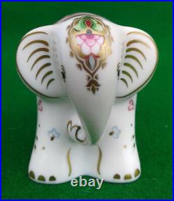 Royal Crown Derby Rupa Baby Girl Elephant Paperweight Ltd Edition & Coa