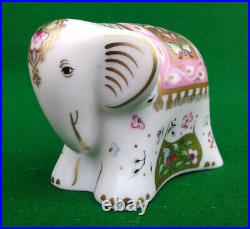 Royal Crown Derby Rupa Baby Girl Elephant Paperweight Ltd Edition & Coa